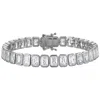 Ivy Sharpe Silver Plated Cubic Zirconia Tennis Bracelet In White