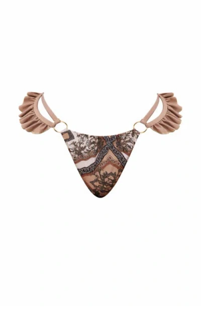 Ivy Swimwear Bruna Bikini Bottom In Brown
