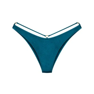 Ivy Swimwear Calypso Bikini Bottom In Teal