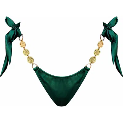 Ivy Swimwear Eden Bikini Bottom In Green