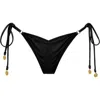 Ivy Swimwear Faye Bikini Bottom In Black