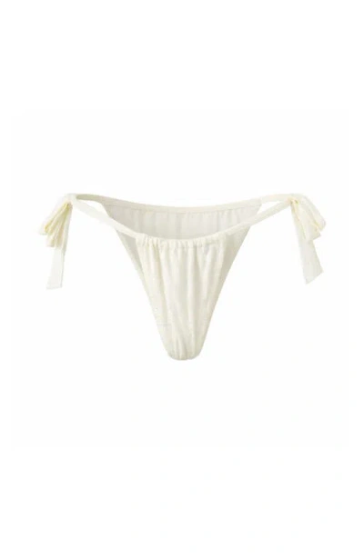Ivy Swimwear Hazel Bikini Bottom In White