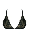 Ivy Swimwear Lucy Bikini Top In Black