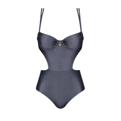 Ivy Swimwear Noa Monokini In Blue