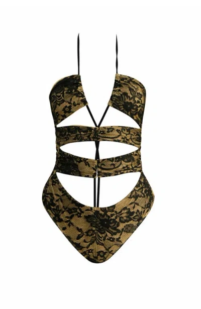 Ivy Swimwear Nocturna Monokini In Green