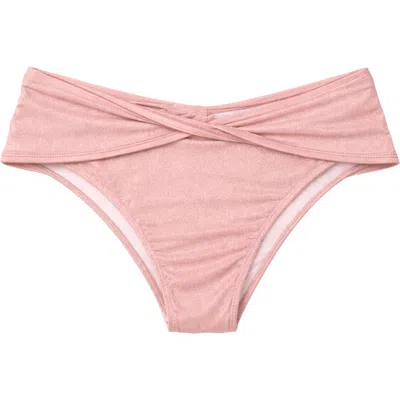 Ivy Swimwear Noemi Bikini Bottom In Blush