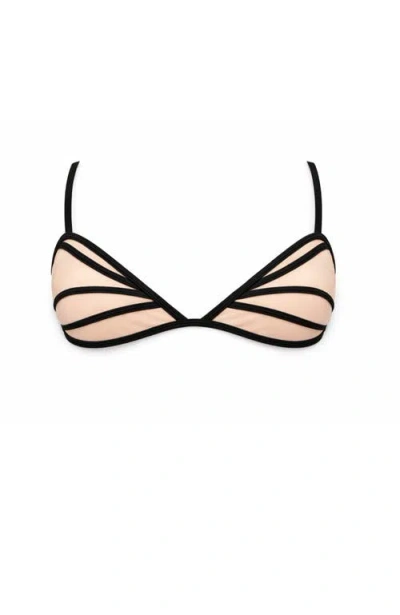 Ivy Swimwear Nola Bikini Top In Black
