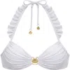 Ivy Swimwear Rosetta Bikini Top In White
