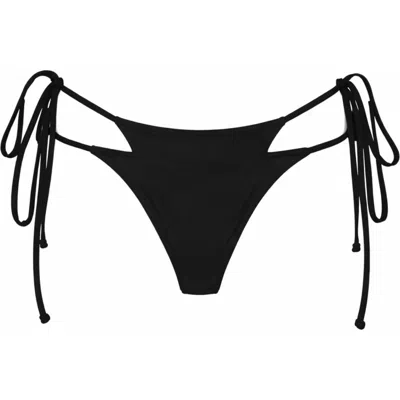Ivy Swimwear Vesper Bikini Bottom In Black