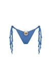 Ivy Swimwear Violetta Bikini Bottom In Blue