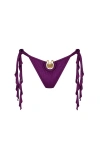 Ivy Swimwear Violetta Bikini Bottom In Purple