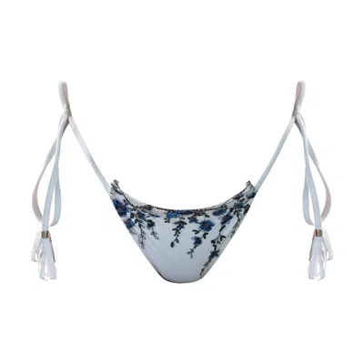 Ivy Swimwear Women's Amarys In Blue Floral Bikini Bottoms