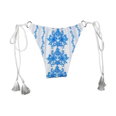 Ivy Swimwear Women's Bella In Blue Pottery Print Bottoms