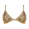 Ivy Swimwear Women's Bianca In Espresso Brown Bikini Top