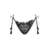 Ivy Swimwear Women's Black Harper In Mosaic Print Bikini Bottoms In Black
