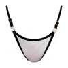 Ivy Swimwear Women's Black / White Brooke In Marshmallow Bottoms In Black/white