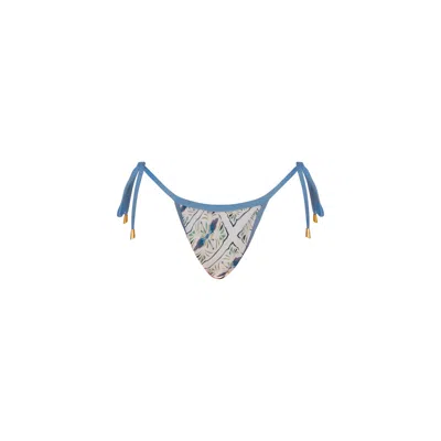 Ivy Swimwear Women's Blue Alessia In Azzurro Bikini Bottoms