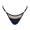 Ivy Swimwear Women's Blue Bianca In Navy Lace Bottoms