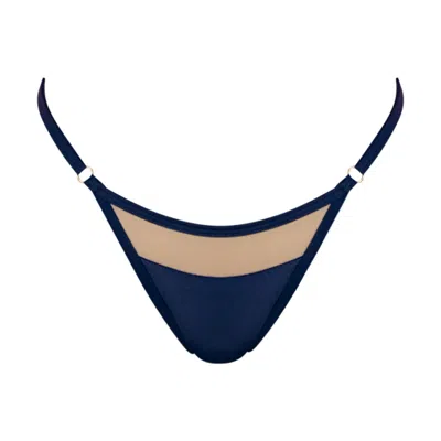 Ivy Swimwear Women's Blue Bianca In Navy Lace Bottoms