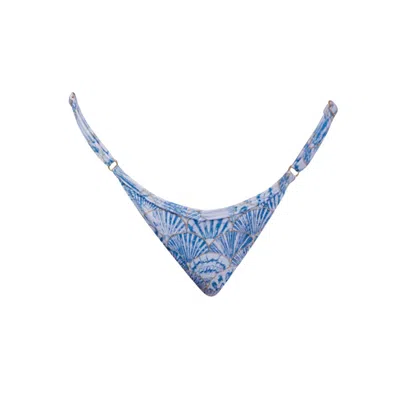 Ivy Swimwear Women's Blue Jessica In Sea Shell Bikini Bottoms