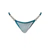 Ivy Swimwear Women's Blue Maisie In Teal Bikini Bottoms In Blue