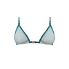Ivy Swimwear Women's Blue Maisie In Teal Bikini Top In Blue