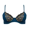 Ivy Swimwear Women's Blue Misty In Sapphire Bikini Top