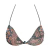 Ivy Swimwear Women's Blue Nina Knot Top In Navy