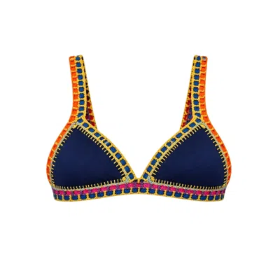 Ivy Swimwear Women's Blue Sophia In Fire Dancer Top