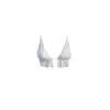 Ivy Swimwear Women's Blue / White Clove In White Bikini Top In Blue/white