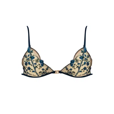 Ivy Swimwear Women's Bluebell In Navy Lace Bikini Top
