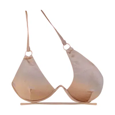 Ivy Swimwear Women's Briony In Gold Bikini Top
