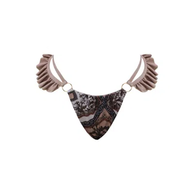 Ivy Swimwear Women's Brown Bruna In Cioccolato Italiano Bikini Bottoms