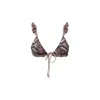 Ivy Swimwear Women's Brown Bruna In Cioccolato Italiano Bikini Top In Brown