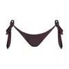 Ivy Swimwear Women's Brown Calla In Caramel Bikini Bottoms