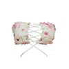 Ivy Swimwear Women's Green Flora In Cherry Lace Bikini Top In Green
