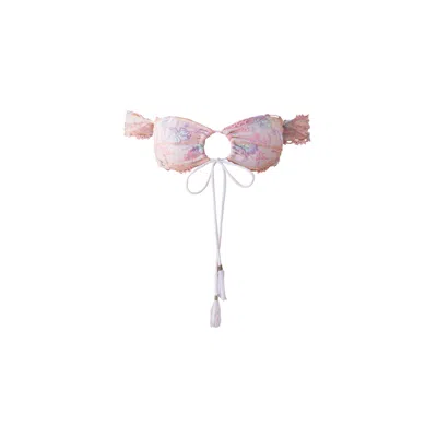 Ivy Swimwear Women's Lani In Pastel Floral Lace Top In Pink