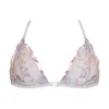Ivy Swimwear Women's Lucy In Pastel Floral Lace Bikini Top