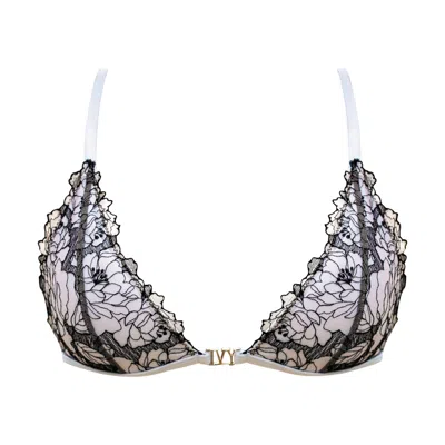 Ivy Swimwear Women's Lucy In White Top In Black