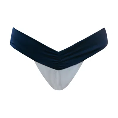 Ivy Swimwear Women's Mariner In Navy Blue Bikini Bottoms