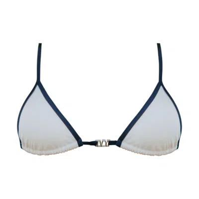 Ivy Swimwear Women's Mariner In Navy Blue Bikini Top