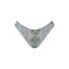 Ivy Swimwear Women's Martina In Green Pottery Print Bikini Bottoms In Green