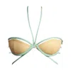 Ivy Swimwear Women's Neutrals / Green Brooke In Burnt Sugar Top In Green