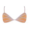 Ivy Swimwear Women's Neutrals / White Nola White In Nude Mesh Top In White