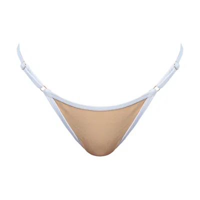 Ivy Swimwear Women's Neutrals / White Rosella White In Cream Mesh Bottoms
