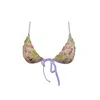 Ivy Swimwear Women's Pink / Purple Aster In Lavender Bikini Top In Pink/purple