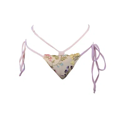 Ivy Swimwear Women's Pink / Purple Aster In Pink Bikini Bottoms In Pink/purple