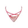 Ivy Swimwear Women's Pink / Purple Aster In Pink Cherry Lace Bikini Bottoms In Pink/purple