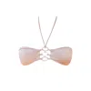 Ivy Swimwear Women's Pink / Purple Cove In Champagne Bikini Top In Pink/purple