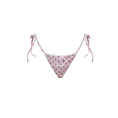 Ivy Swimwear Women's Pink / Purple Juliet In Strawberry Milk Bikini Bottoms In Pink/purple